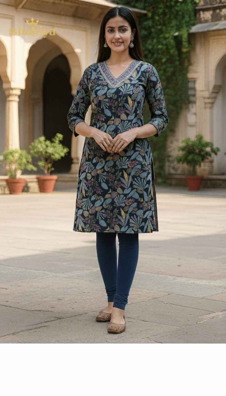 Heavy Reyon Long Kurtis