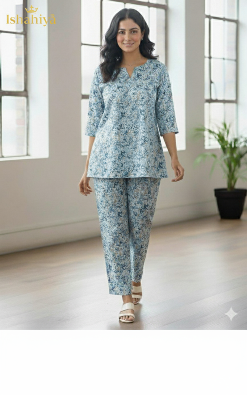 Co-Ord Set Ready to Wear Ethnic Look