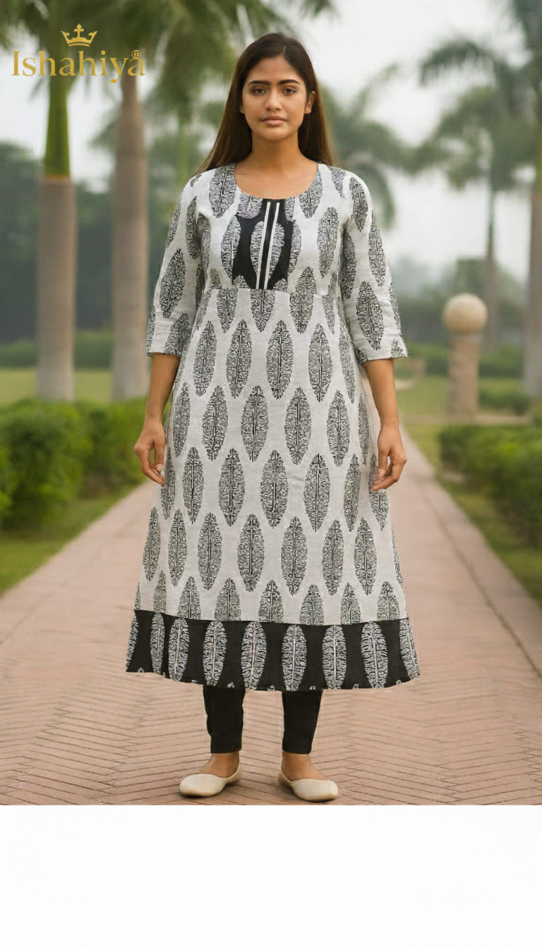 Rayon Cotton Single Kurti