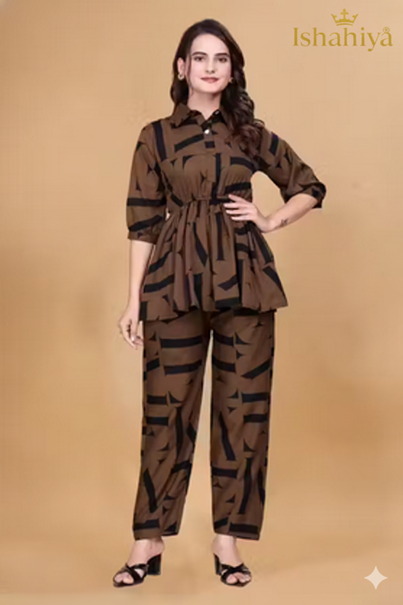 Printed Co-ord set For women