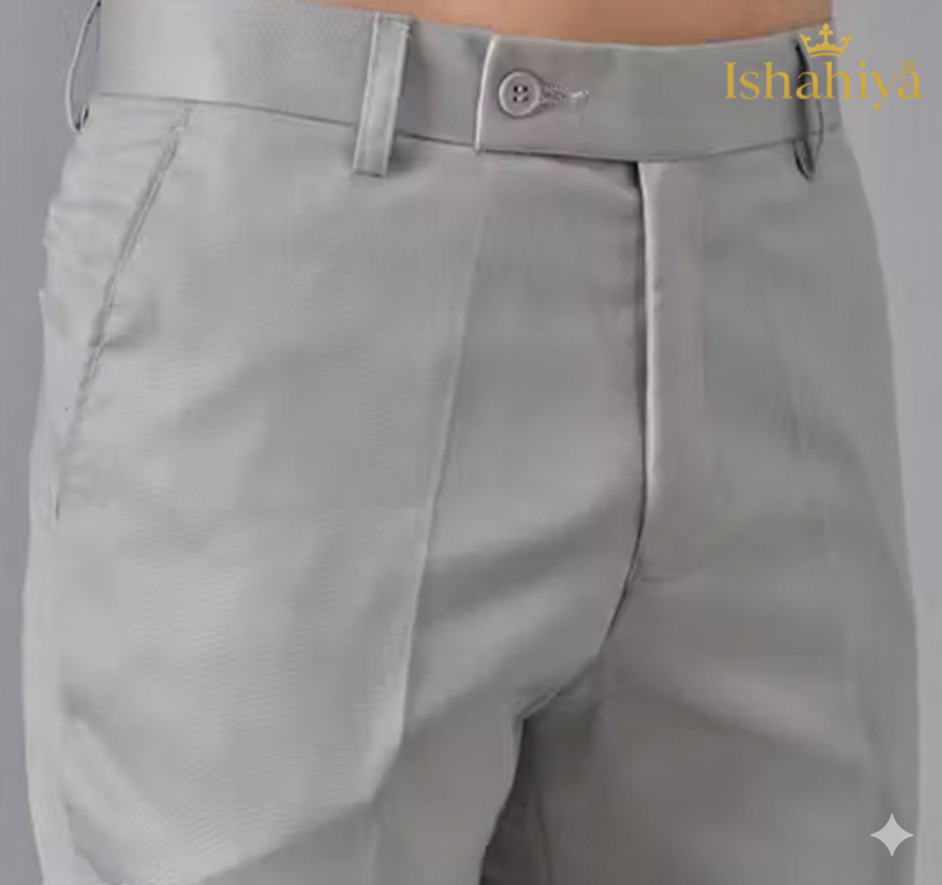 ARDLOR Men's Black Formal Trousers Pants