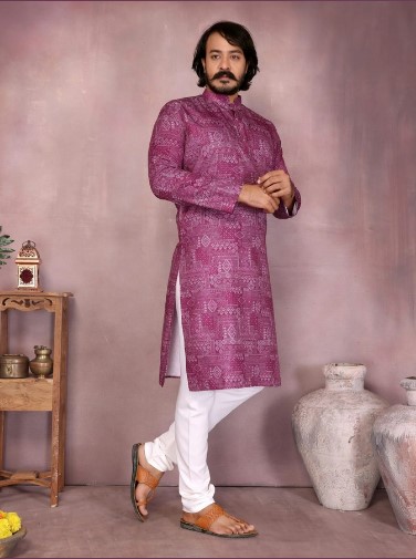 Cotton Sequence Work Kurta Pyjama