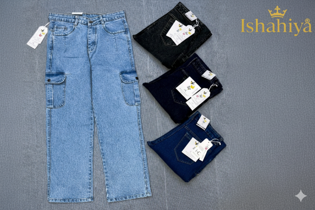 Women’s Cargo Denim Jeans