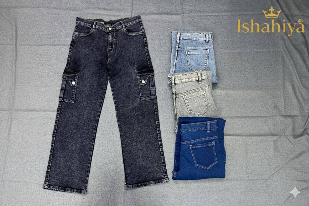 Women’s Cargo Denim Jeans