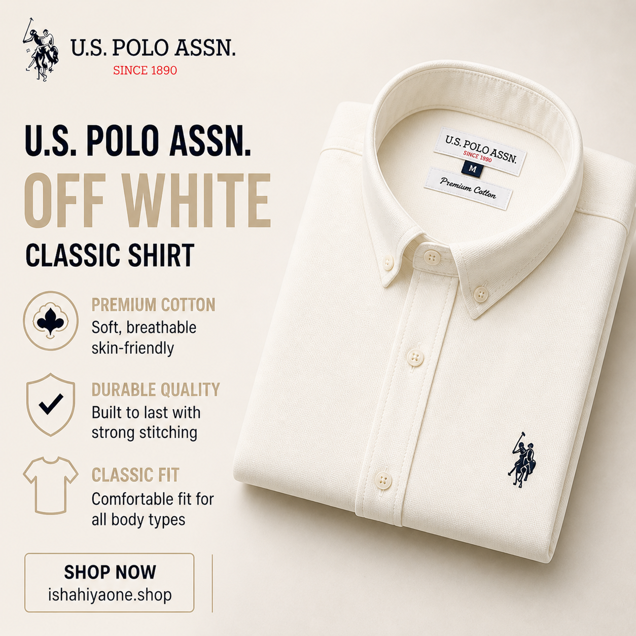 🔵 SKY BLUE – Classic Shirt – Premium  linen Cotton