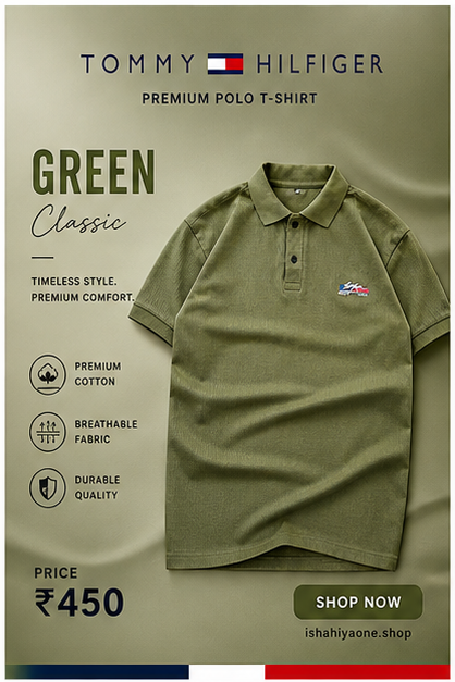 🤍 Cream Classic Polo – Minimal & Elegant
