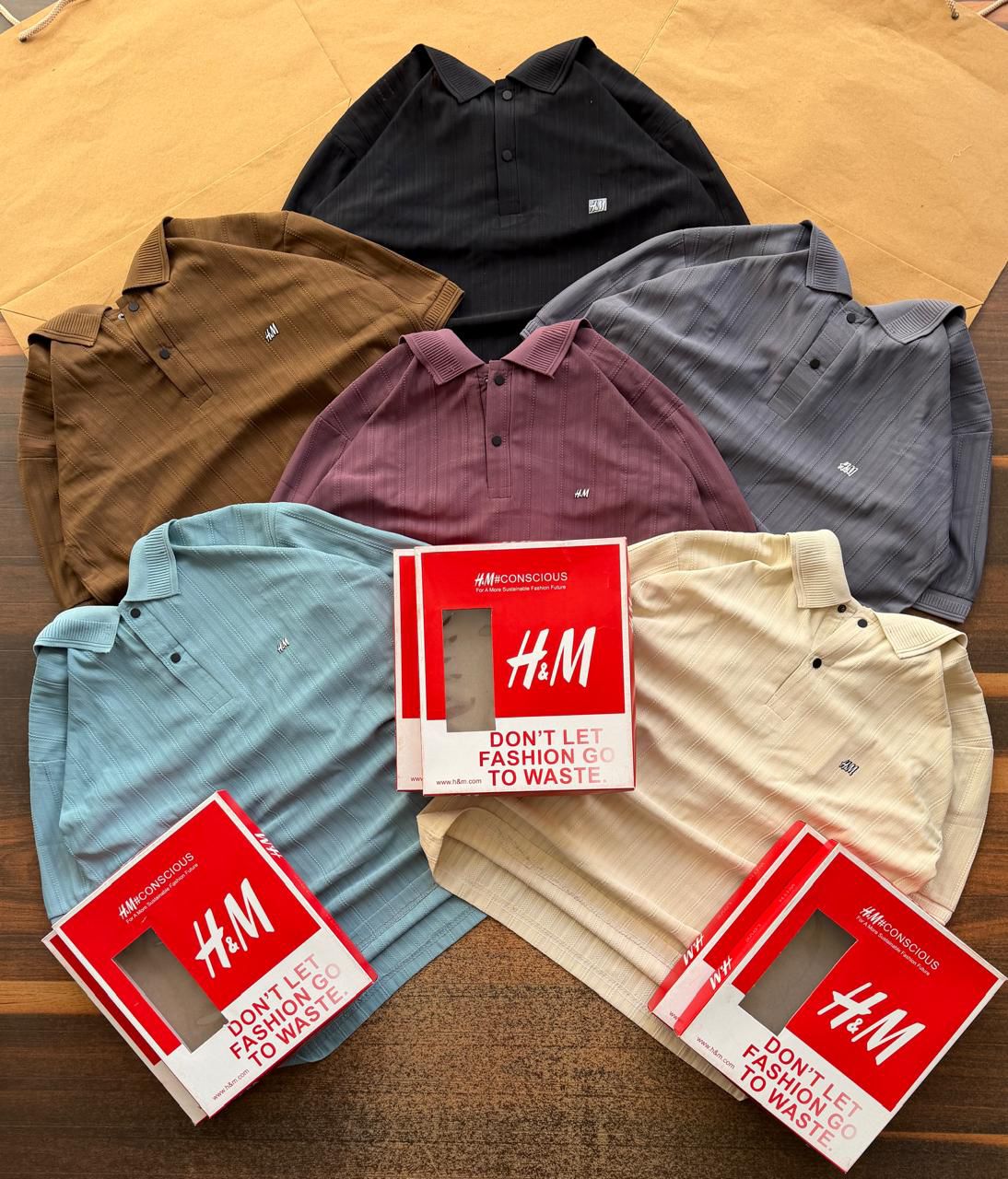 🟤 H&M Classic Brown Shirt – Premium Edition