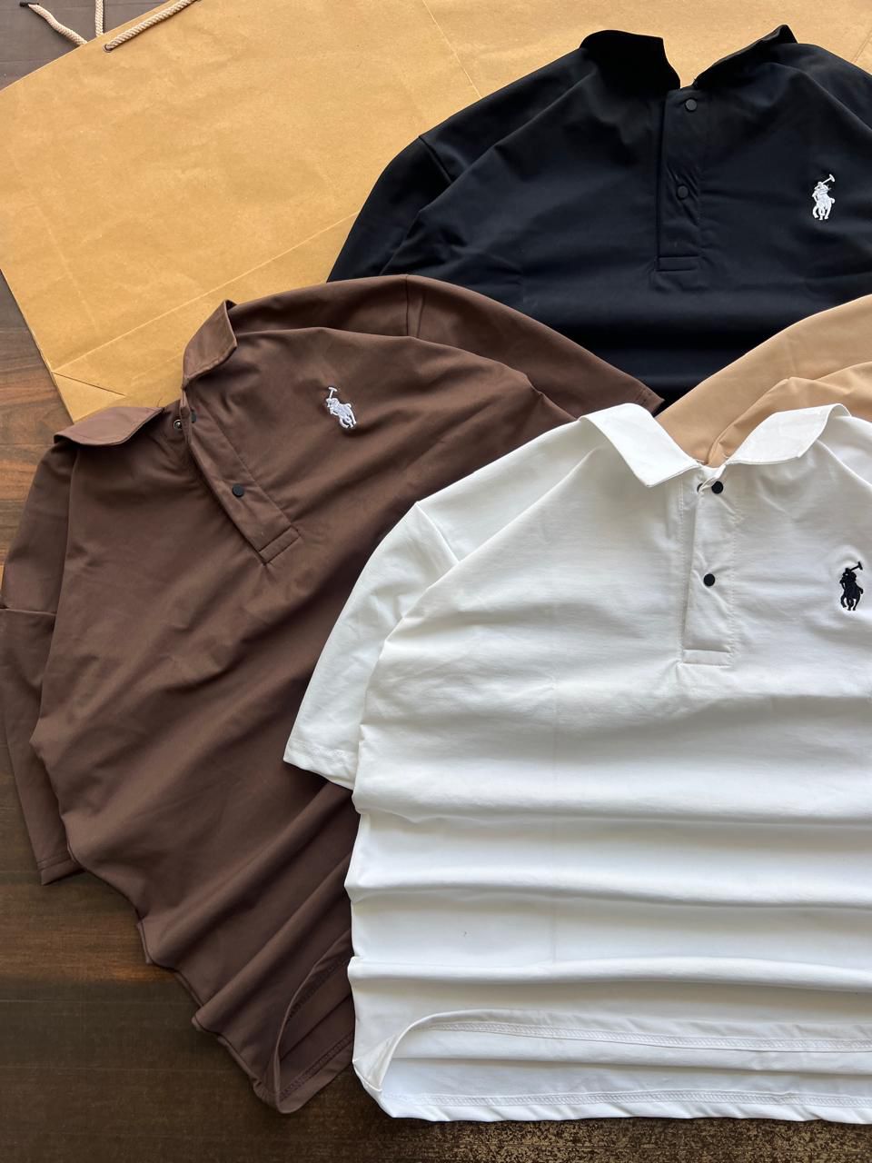 ⚫ Classic Black Polo – Premium Edition